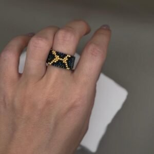 Inel "Golden Nocturne – Triade"